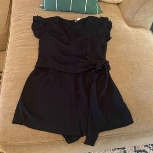 Black dressy romper